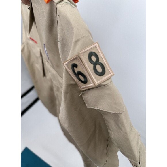 Boy Scouts Of America  Uniform Shirt w/ Patches L  good condition - Picture 5 of 11